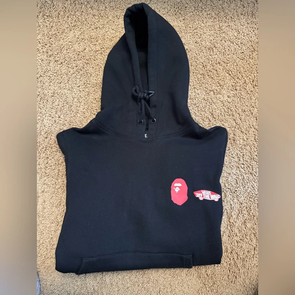 Vans/Bape Black Hoodie - Picture 4 of 6